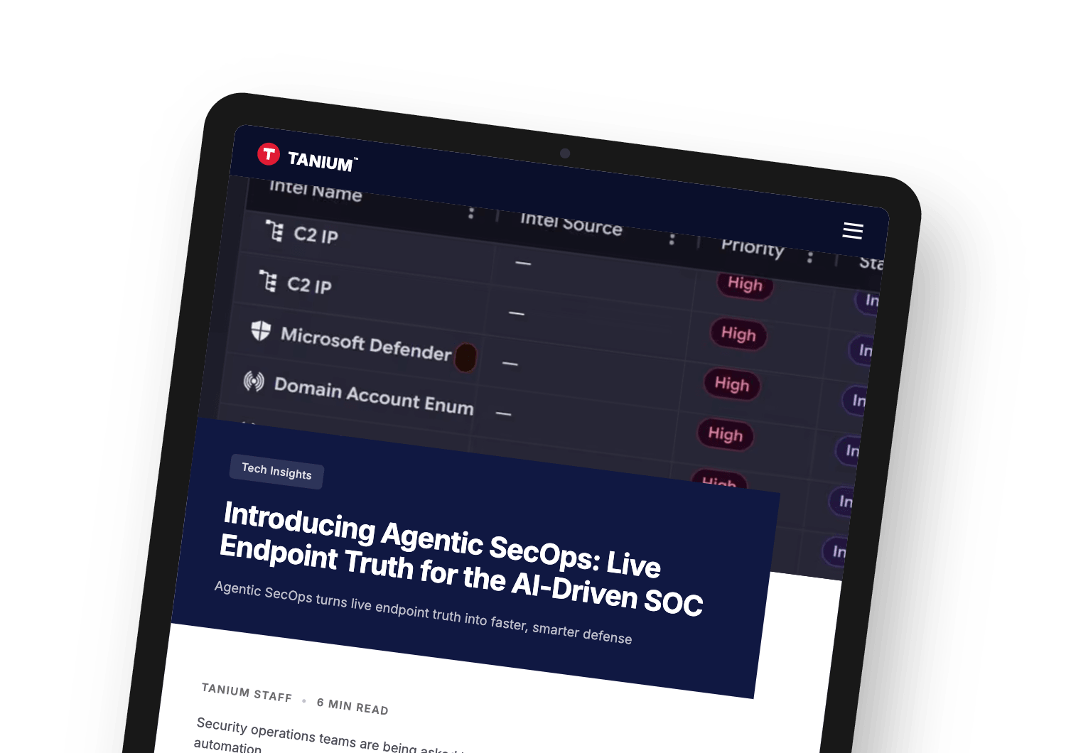 Tanium AI Agent pour ServiceNow