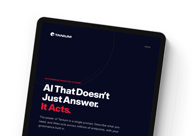 Featured mobile image: Tanium Atlas eBook