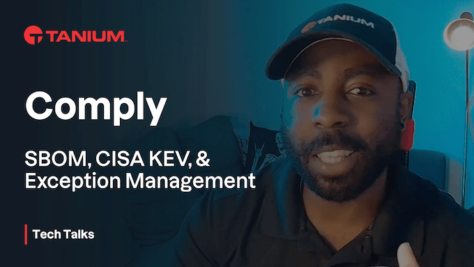 Image vedette : épisode tech talk Tanium 71