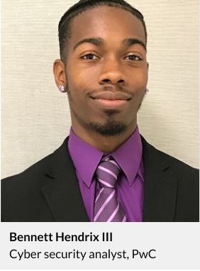 Portrait professionnel de Bennett Hendrix III, analyste en cybersécurité chez PwC