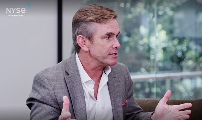 NYSE avec le CEO de Tanium, Dan Streetman, à RSA 2023