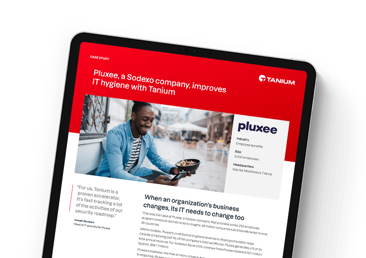 image présentée sur mobile. Étude de cas Pluxee