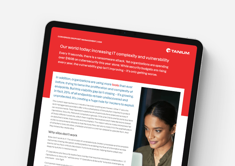 Plateforme Converged Endpoint Management