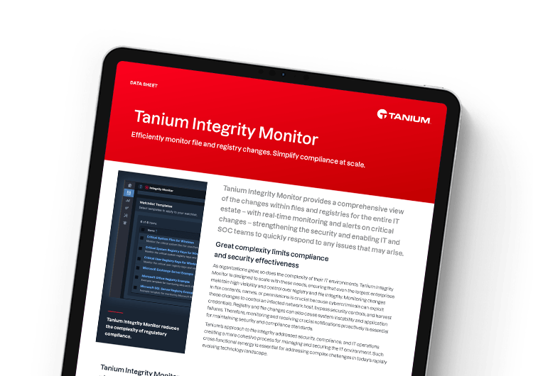 Image présentée sur mobile : fiche technique d’Integrity Monitor