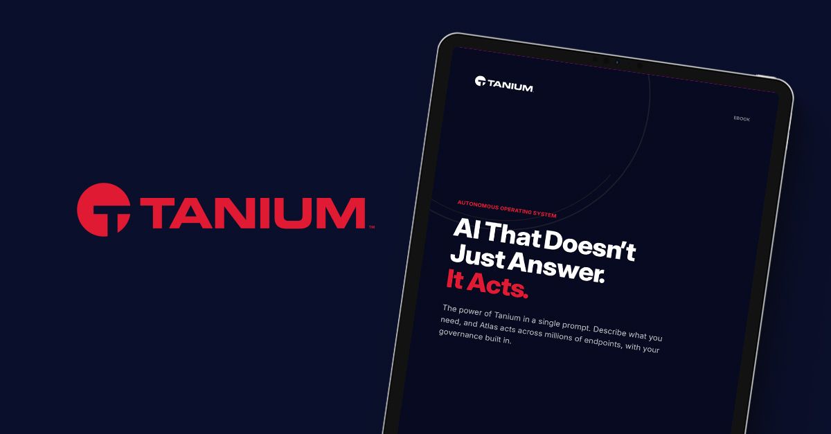 Méta-image en vedette : eBook Tanium Atlas