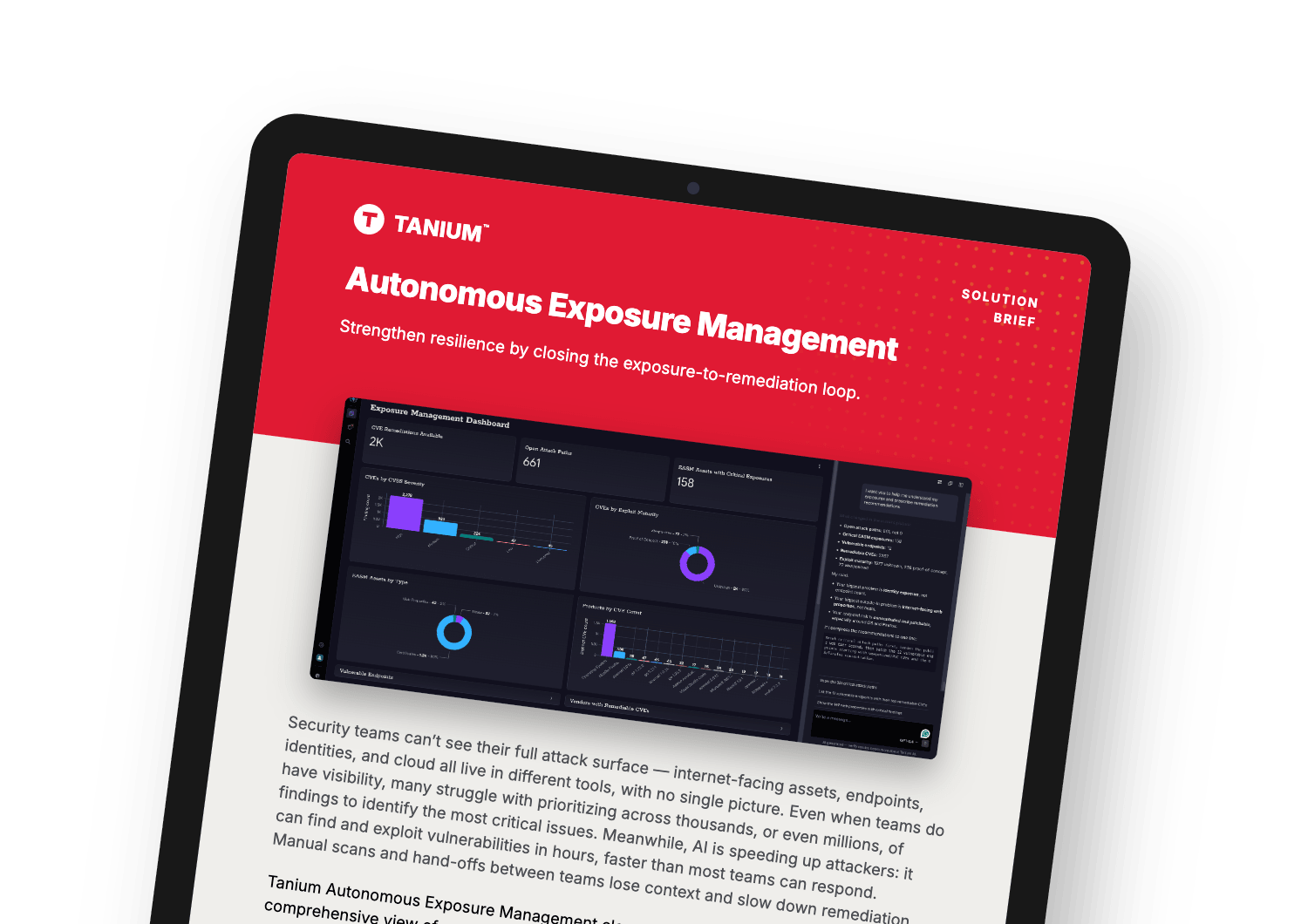Aperçu - Tanium Autonomous Exposure Management