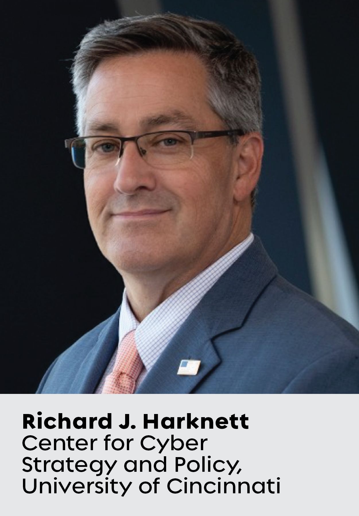 Photo de Richard J. Harknett du Center for Cyber Strategy and Policy de l’Université de Cincinnati