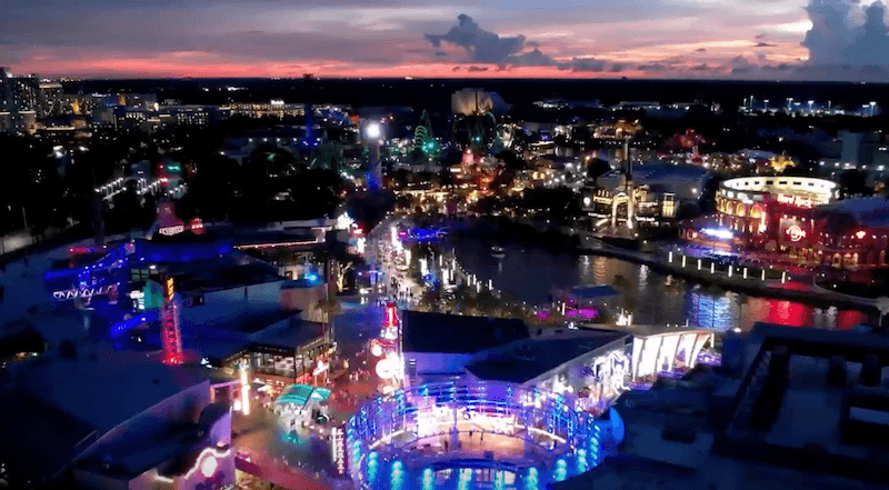 Soirée « Converge » à Universal Studios, parc 2024
