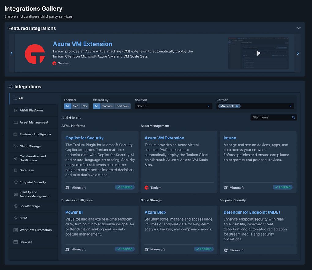 Renforcez votre posture de sécurité avec les outils natifs Microsoft Azure et Tanium