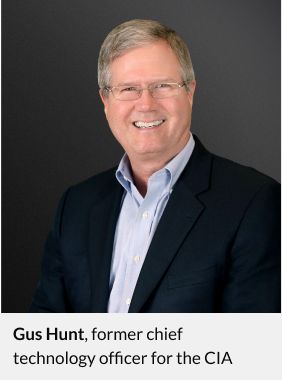 Portrait de Gus Hunt, ancien directeur technique de la CIA
