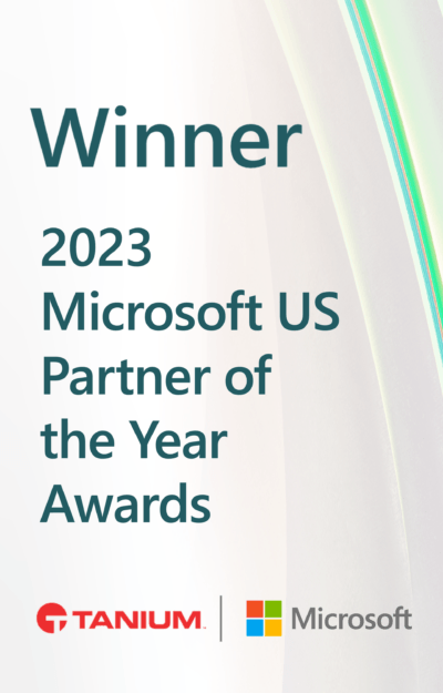 2023 Badge Microsoft US Partner of the Year Awards