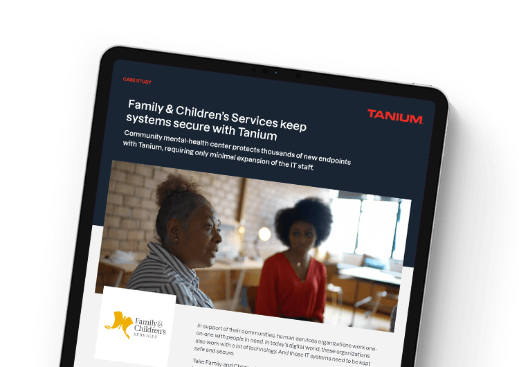 Image présentée sur mobile : étude de cas Family and Children’s Services