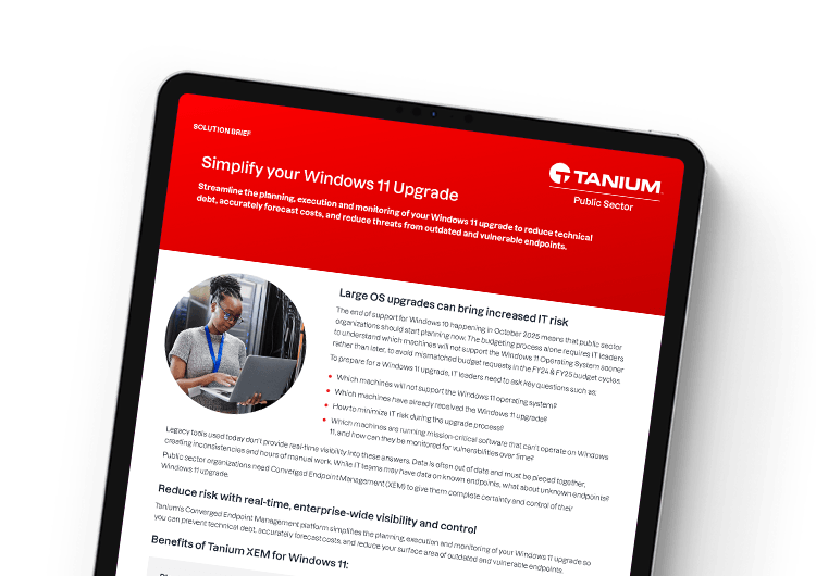 Tanium pour Windows 11
