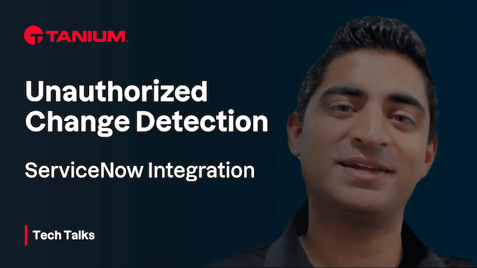 Détection des modifications non autorisées - Intégration ServiceNow - Tech Talks #93