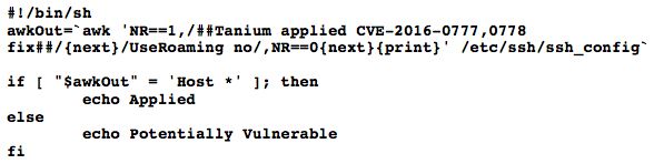 Script Shell pour vérifier le statut de remédiation des vulnérabilités OpenSSH