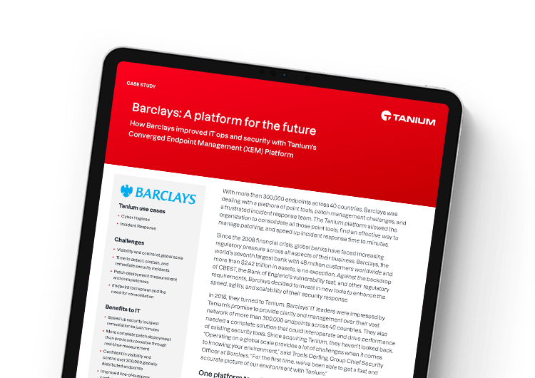 image présentée sur mobile. Étude de cas Barclays