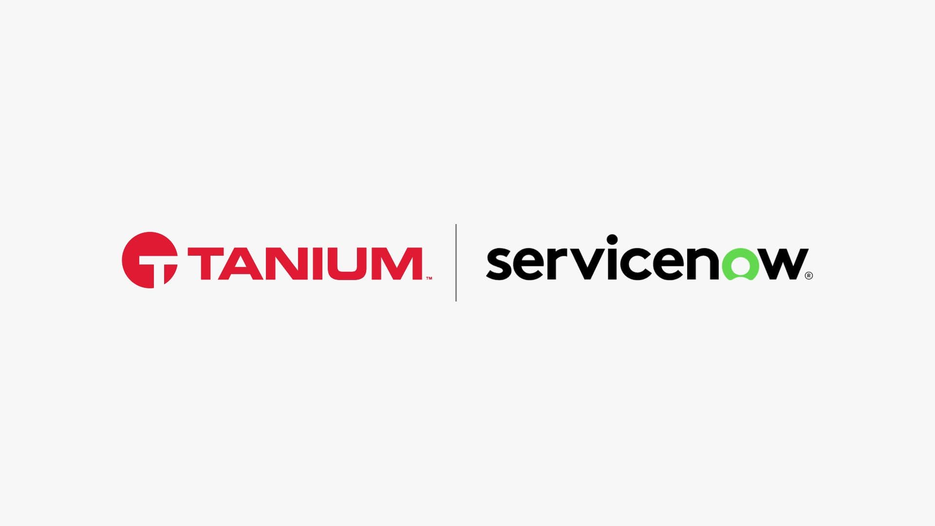 Logos de Tanium et ServiceNow