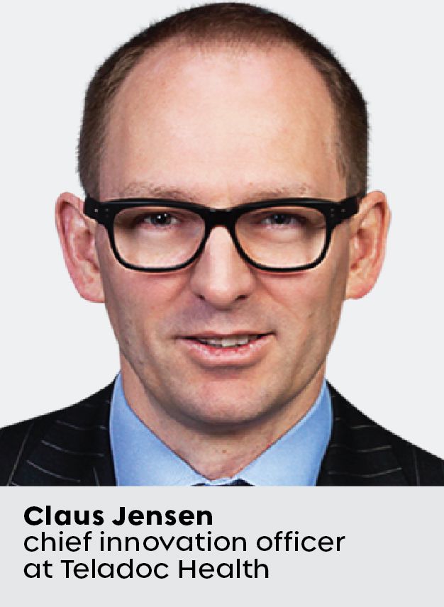 Photo de Claus Jensen, directeur de l’innovation chez Teladoc Health
