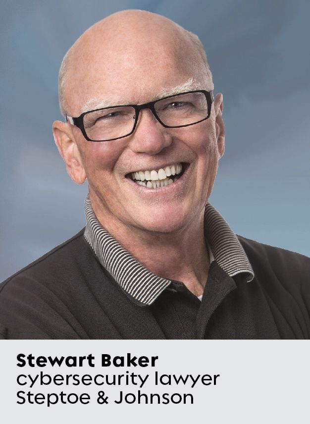 Photo de Stewart Baker, avocat en cybersécurité chez Steptoe & Johnson