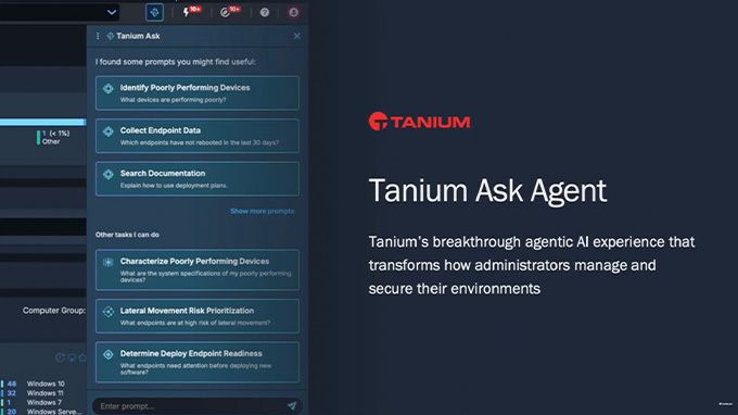 Image de démonstration de Tanium Ask