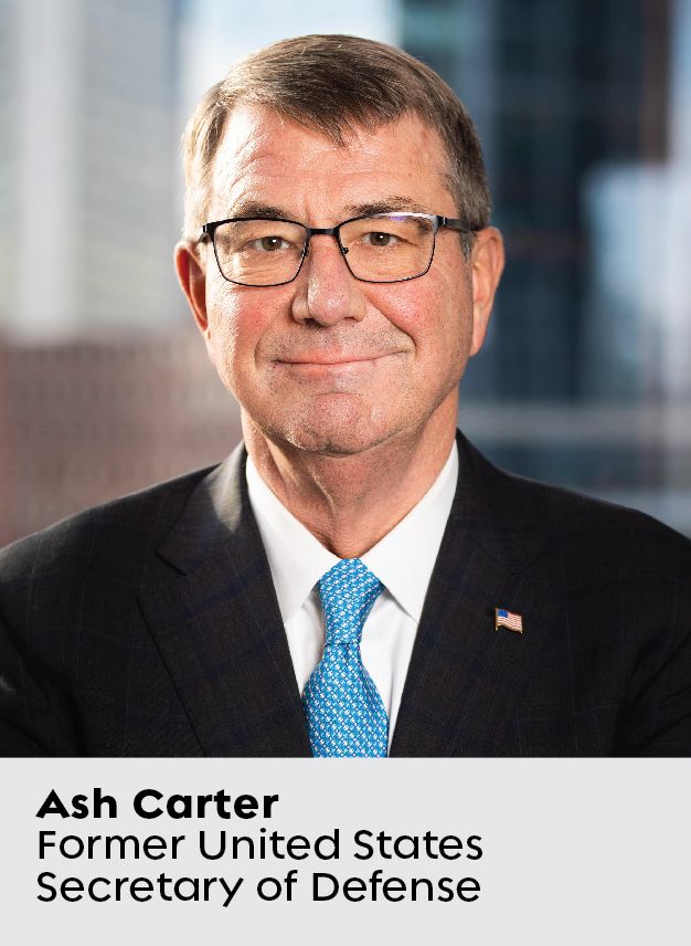 Headshot d’Ash Carter, ancien secrétaire de la Défense des États-Unis