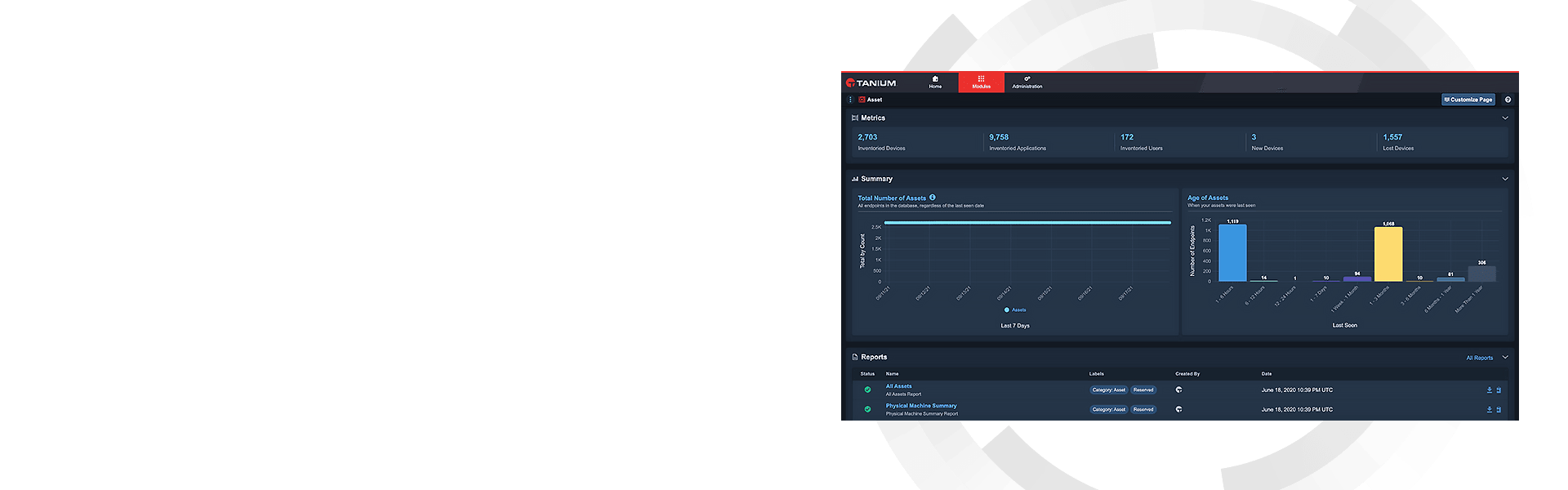 Arrière-plan Hero avec interface de tableau de bord