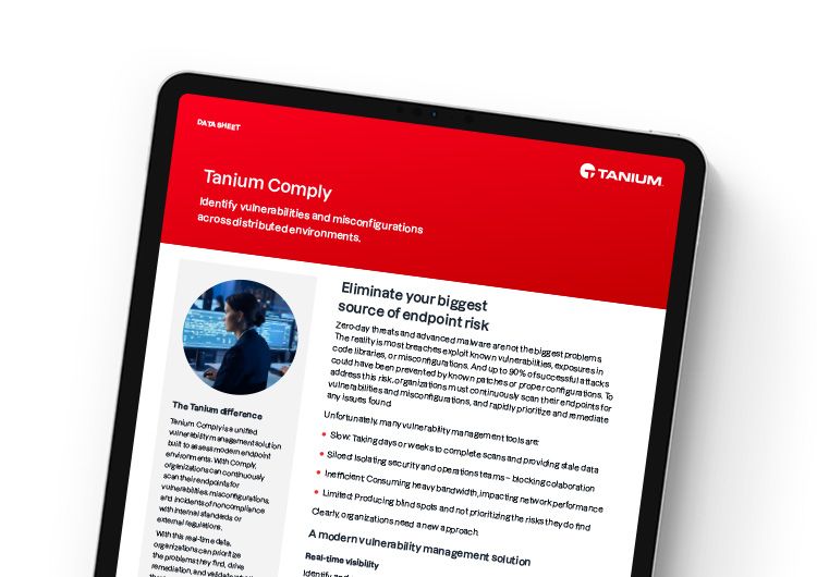 Conformité Tanium